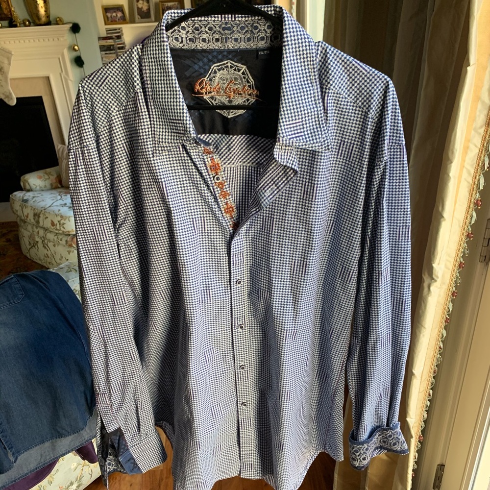 Patterned Dress Shirt